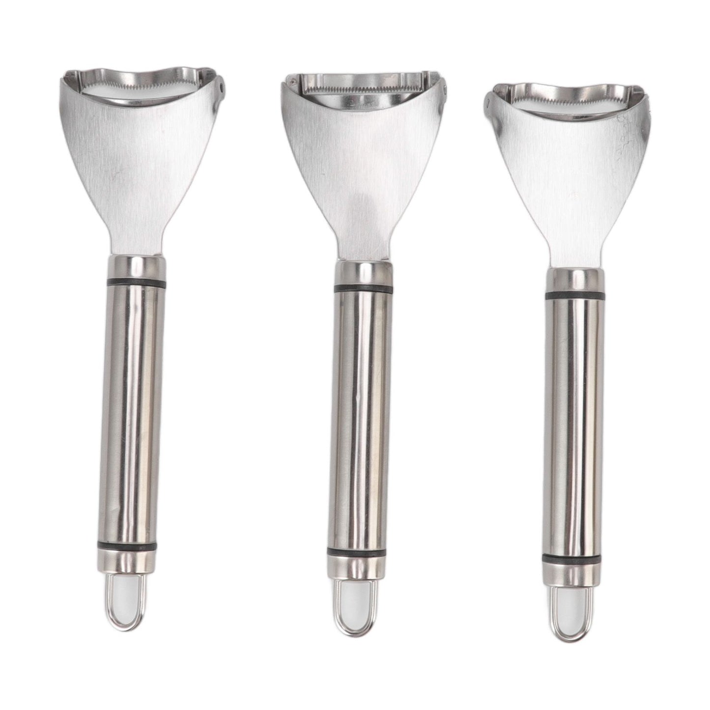 3pcs Stainless Steel Corn Cutter Peeler Safe Quick Clean Comfortable Grip Corn Thresher Planer Cutter for Kitchen
