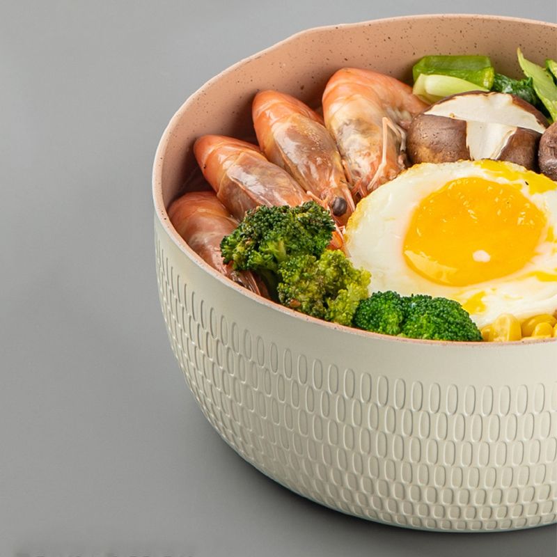 Japanese Style Saucepan Nonstick Milk Noodle Soup Sauce Pan Baby Food Cooking Pot White 20cm