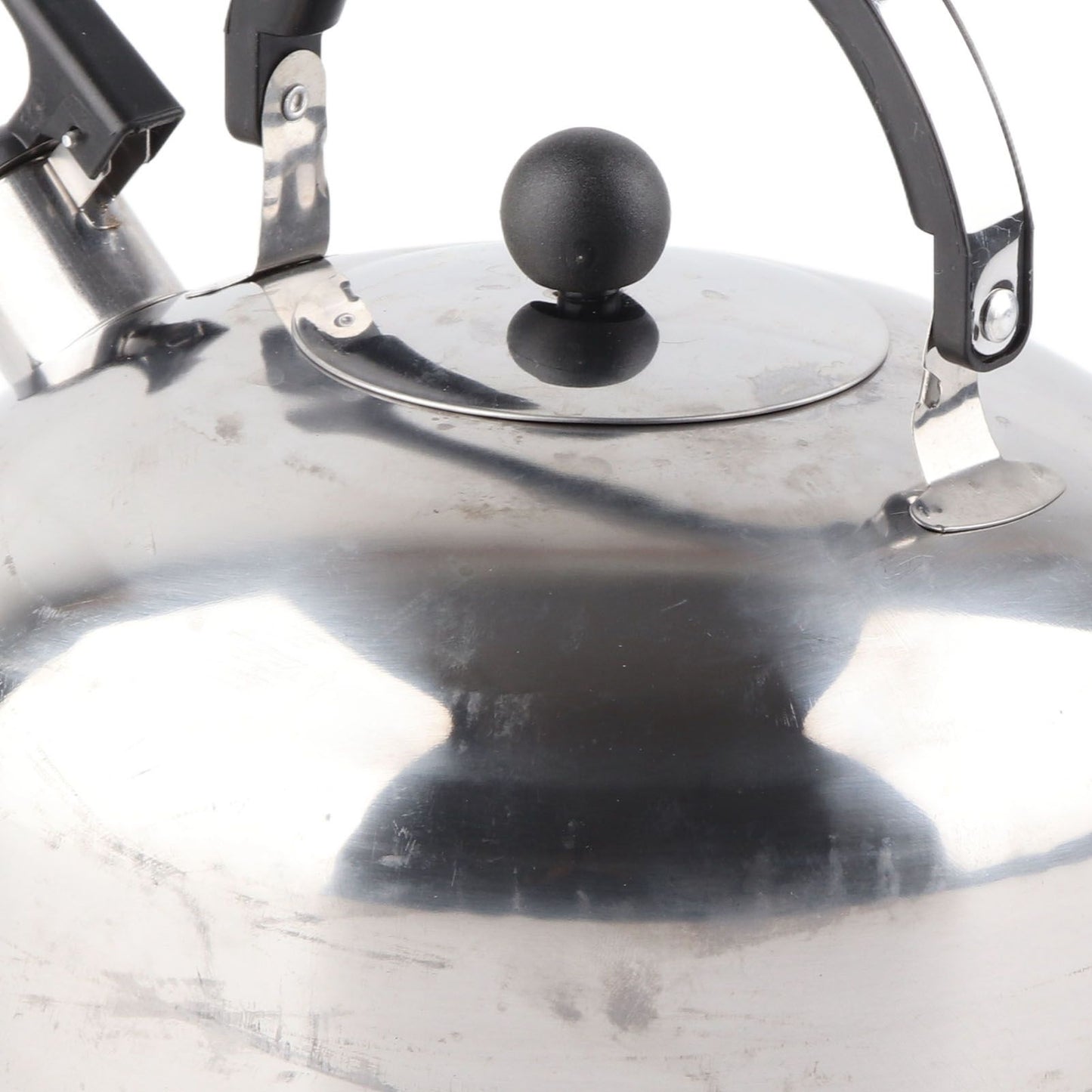 3L Stainless Steel Whistling Tea Kettle Fast Heating One Touch Buttons Whistling Kettle with Insulated Handle for Home