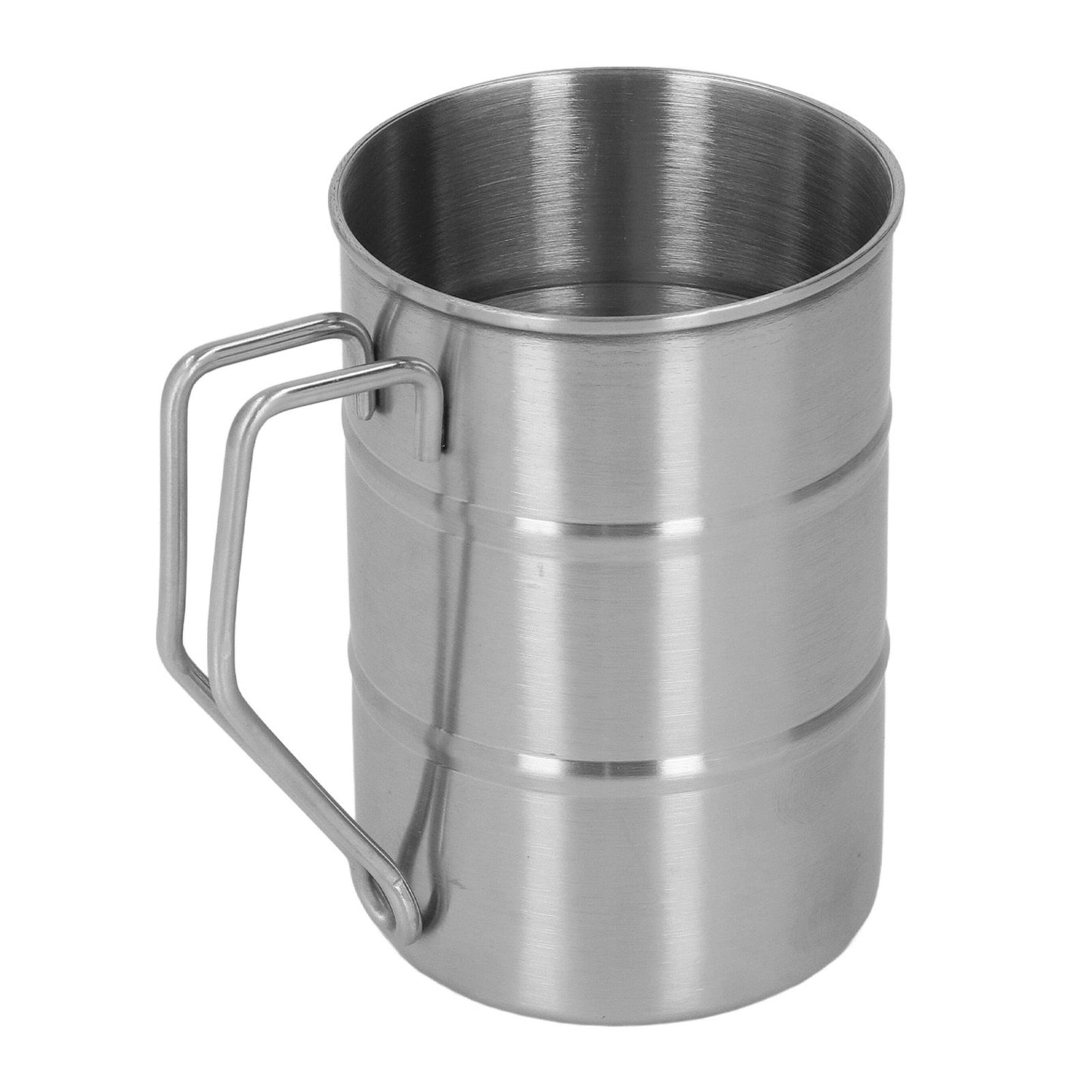 Stainless Steel Coffee Mug Large Capacity Stainless Steel Beer Mug with Handle for Home Restaurant