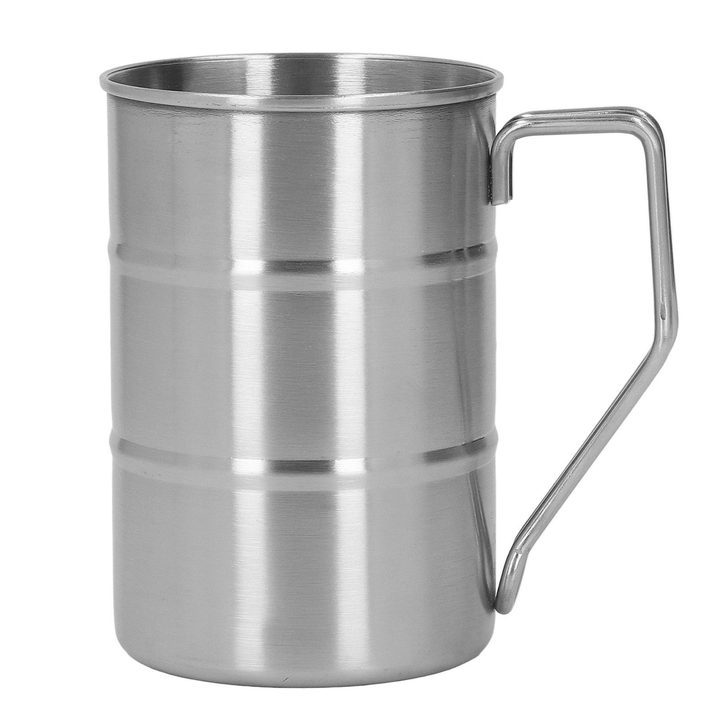 Stainless Steel Coffee Mug Large Capacity Stainless Steel Beer Mug with Handle for Home Restaurant