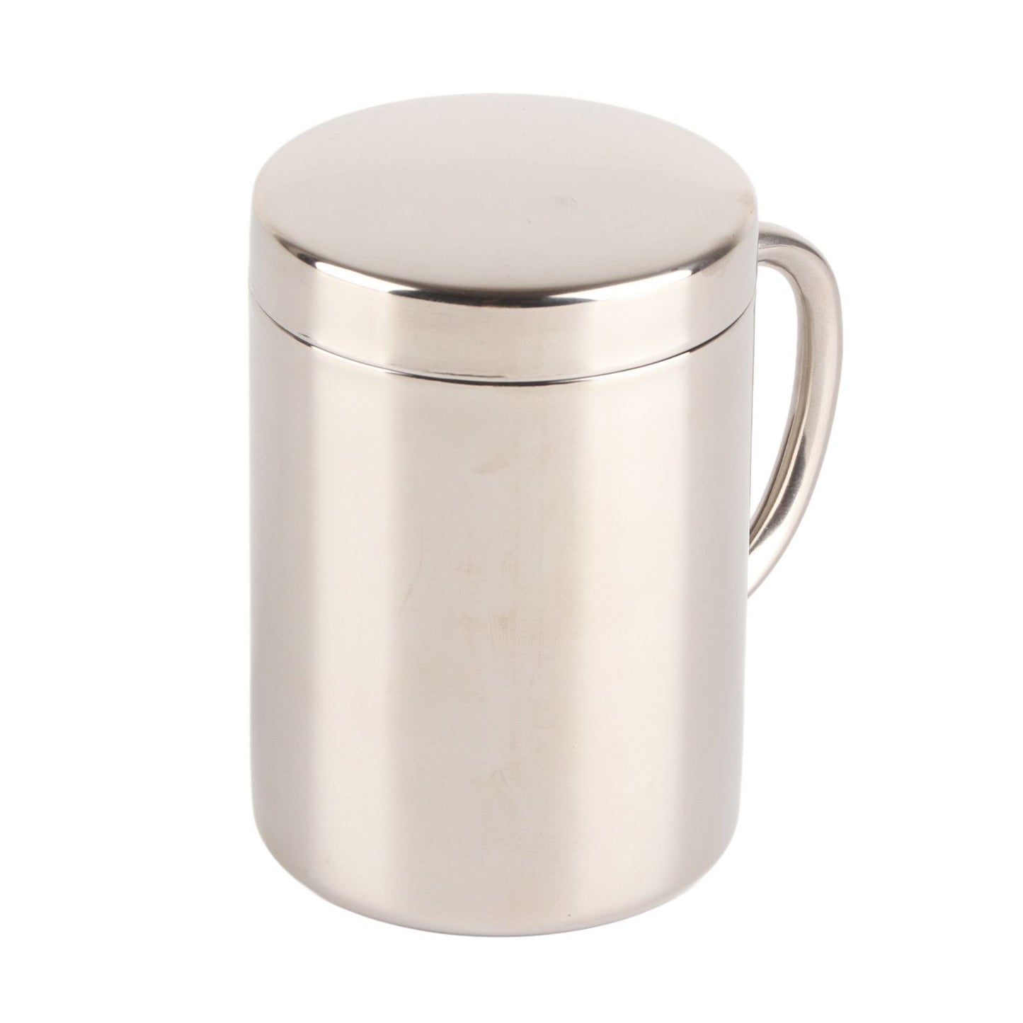 Stainless Steel Coffee Mug Minimalist Fashionable Large Capacity Coffee Cup with Lid for Home 400ml