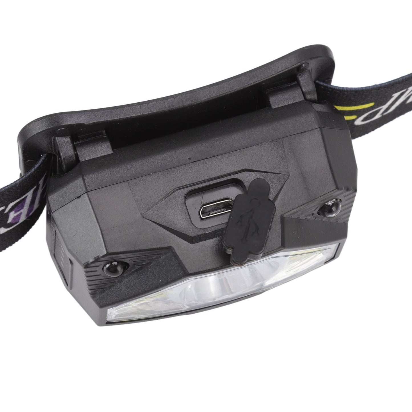 LED Outdoor Headlamp ABS Mini Multifunction USB Charging COB Sensor Head Flashlight