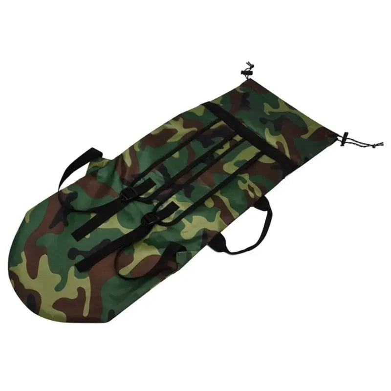 Skateboard Bag Longboards Carrying Case Double Shoulder Backpack Outdoor Travel - Khaki