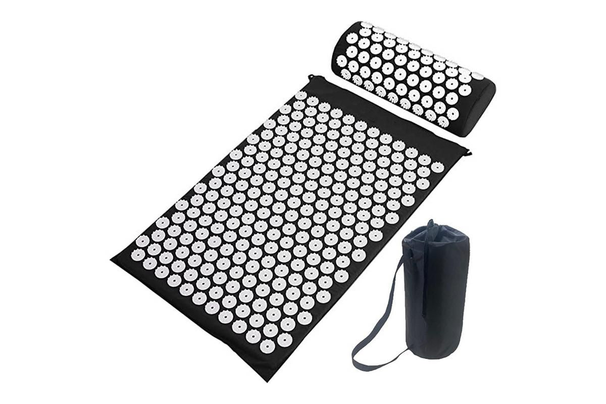 Body Massager Acupressure Cushion Mat(Grey)