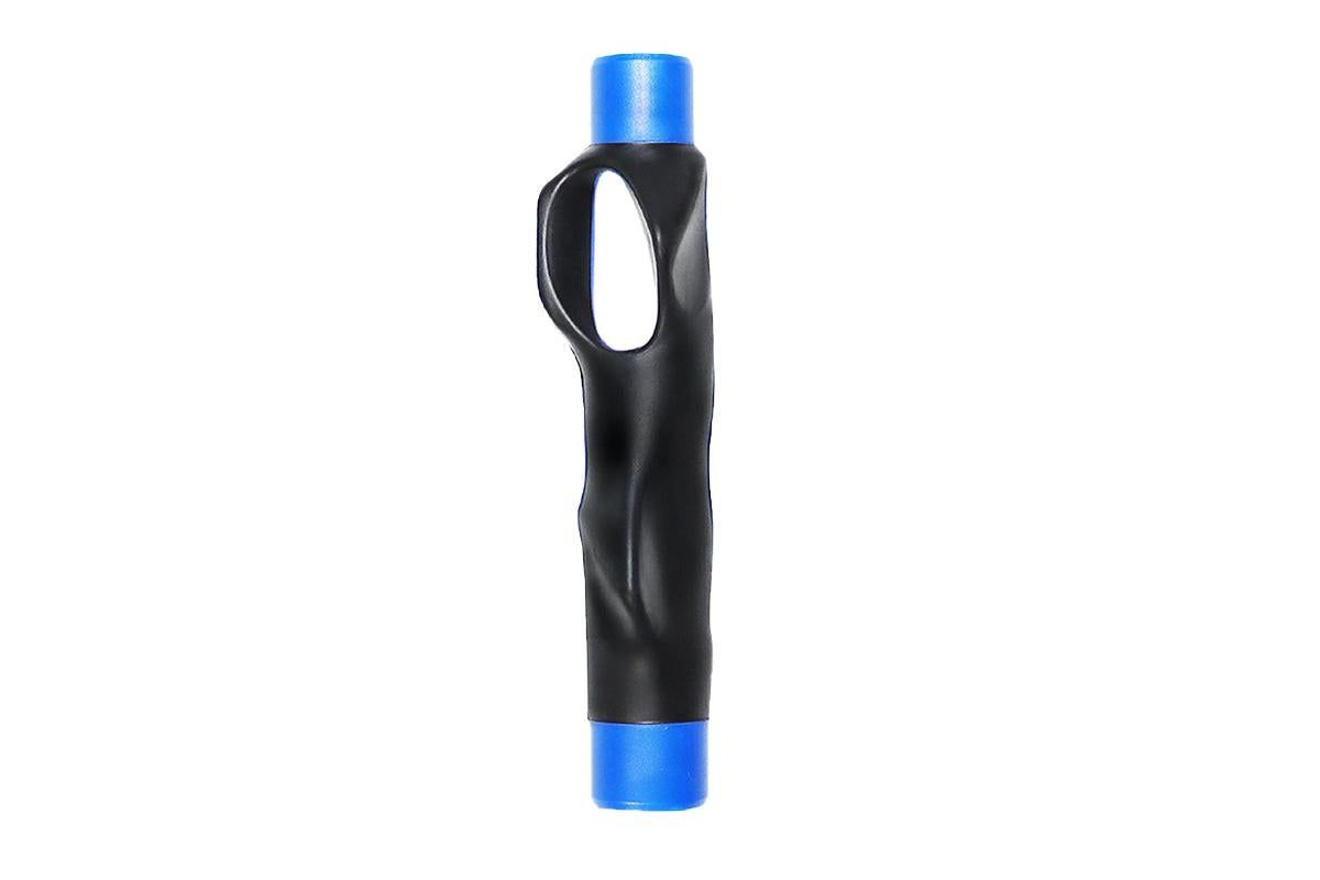 Golf Club Grip Trainer Attachment for Improved Hand Positioning -Blue
