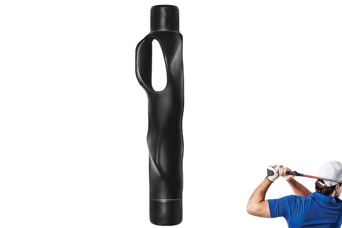 Golf Club Grip Trainer Attachment for Improved Hand Positioning -Pink