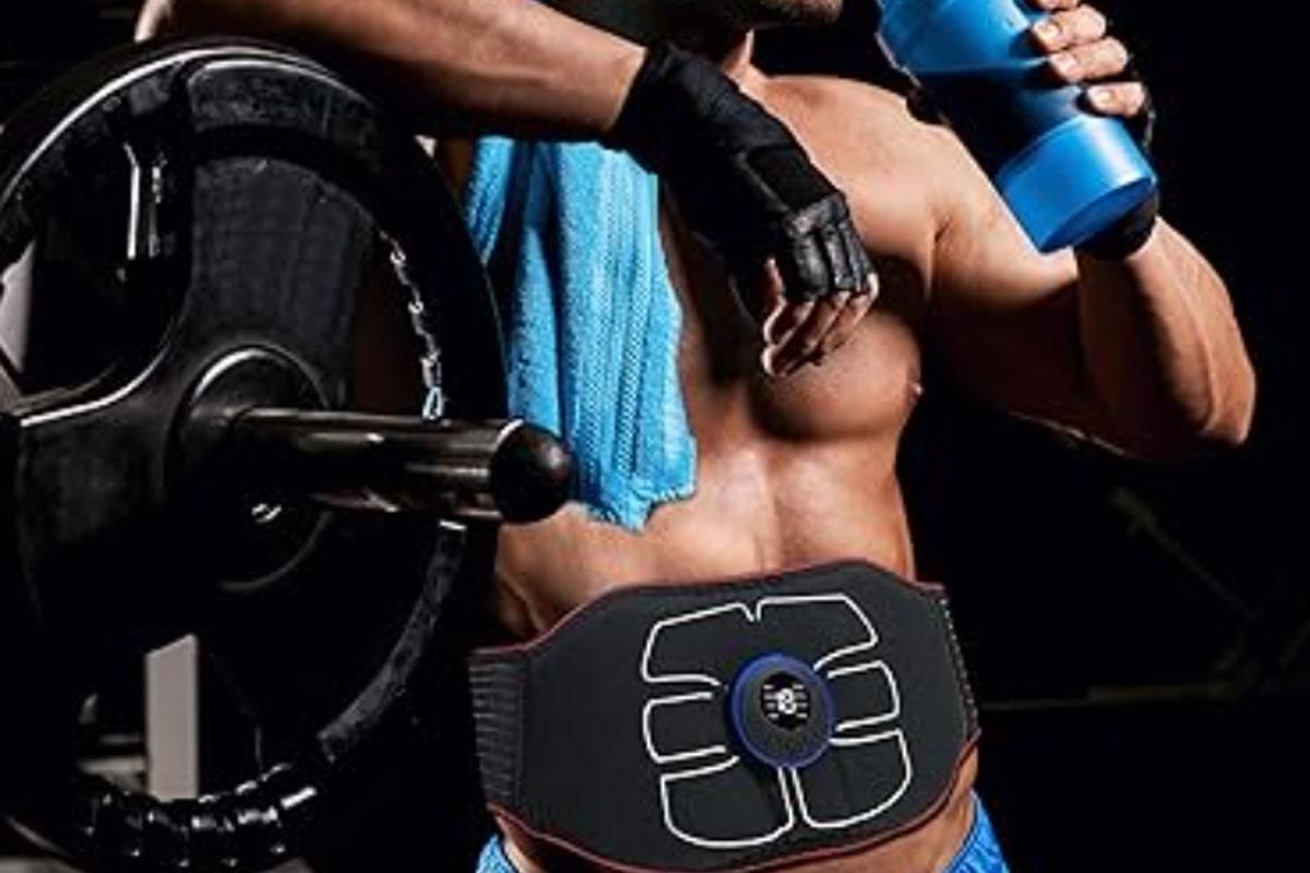 ABS Stimulator EMS Abdominal Muscle Trainer Smart Toning Belt for Home Workouts - S