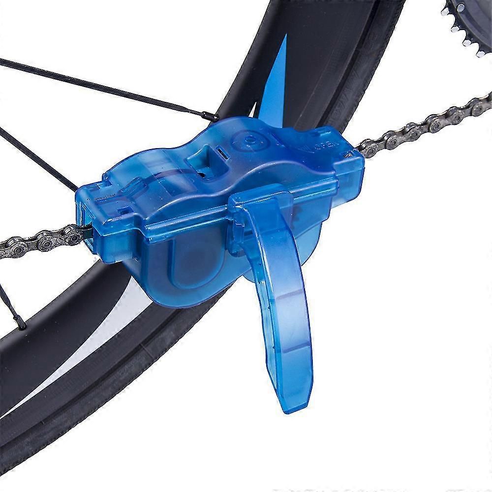 Chain Cleaning Tools Chain Cleaner Kit Cycle Chain Cleaner Tool With Gear Chain Brush Scrubber Crowbar Universal For Mountain Road Bike Motorcycle1set