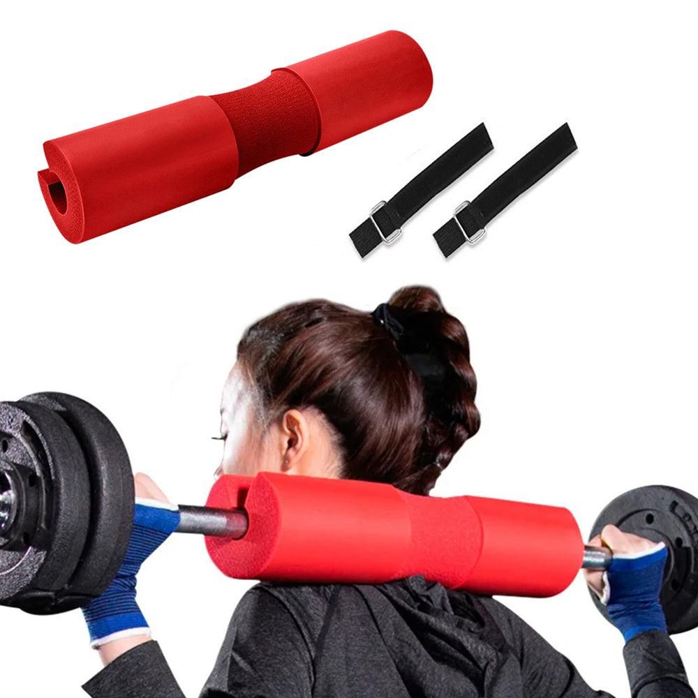 Barbell Pad Shoulder Pad Squat Pad For Weightlifting Lunges And Hip Thrusts -Red