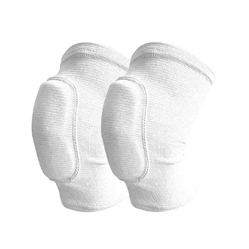 Knee Pads Knee Guards, Soft Breathable Knee Pads for Men Women Boys and Girls Knees Protective, Knee Braces for Volleyball Football White L