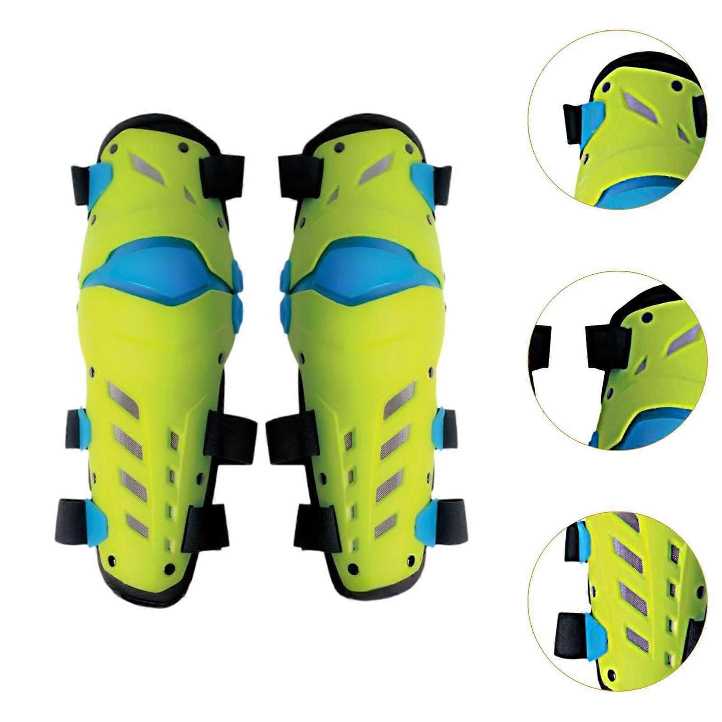 Motorcycle Knee Pads Knee Shin Guards Lightweight Comfortable Knee & Shin - Green