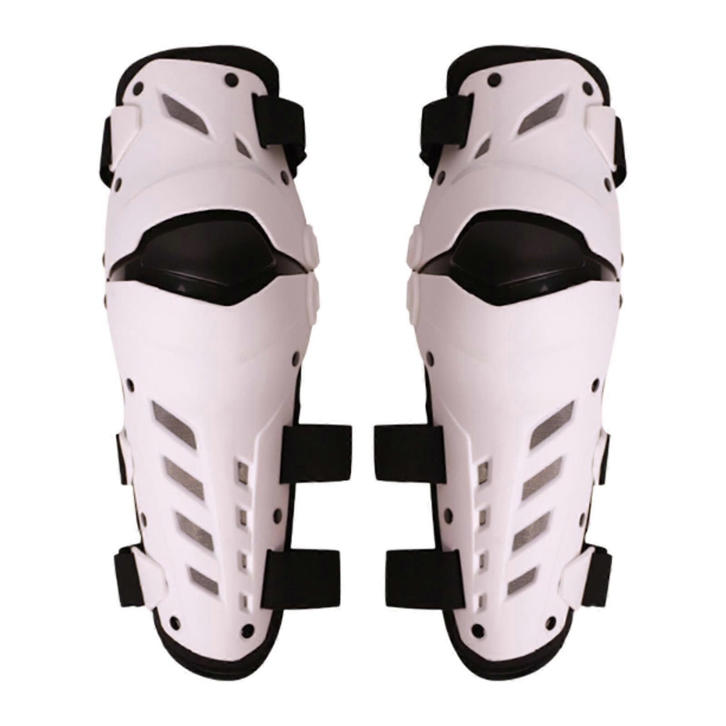 Motorcycle Knee Pads Knee Shin Guards Lightweight Comfortable Knee & Shin - White