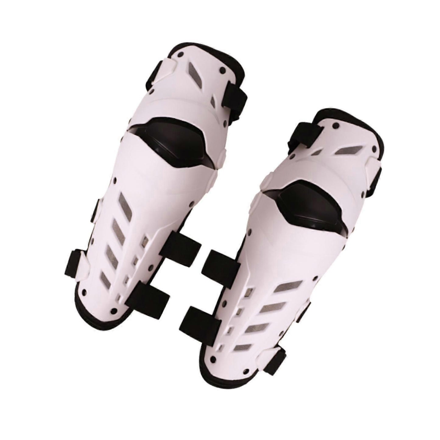Motorcycle Knee Pads Knee Shin Guards Lightweight Comfortable Knee & Shin - White