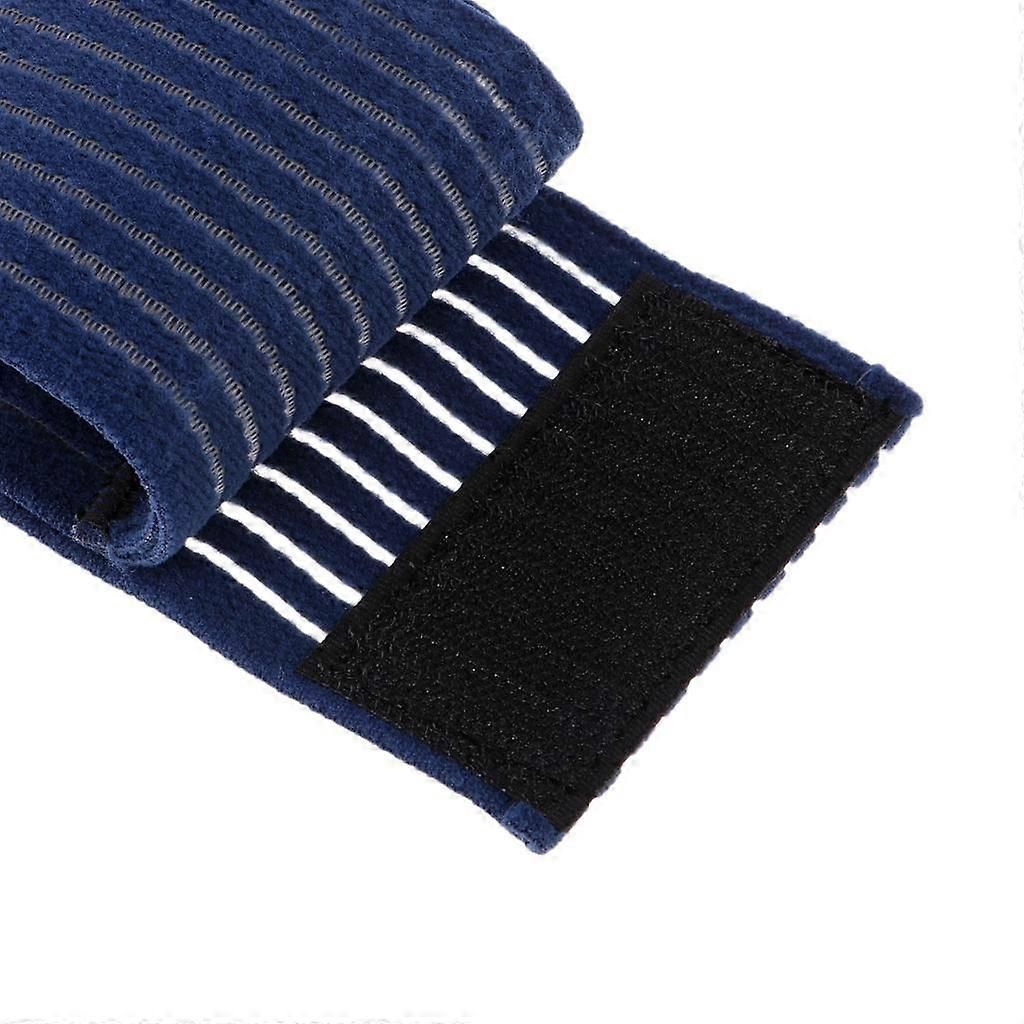 1 Pair Professional Wrist Wraps Support for Weightlifting, Training, Fitness - Dark Blue