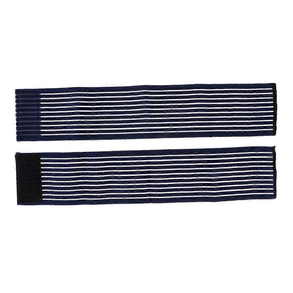 1 Pair Professional Wrist Wraps Support for Weightlifting, Training, Fitness - Dark Blue