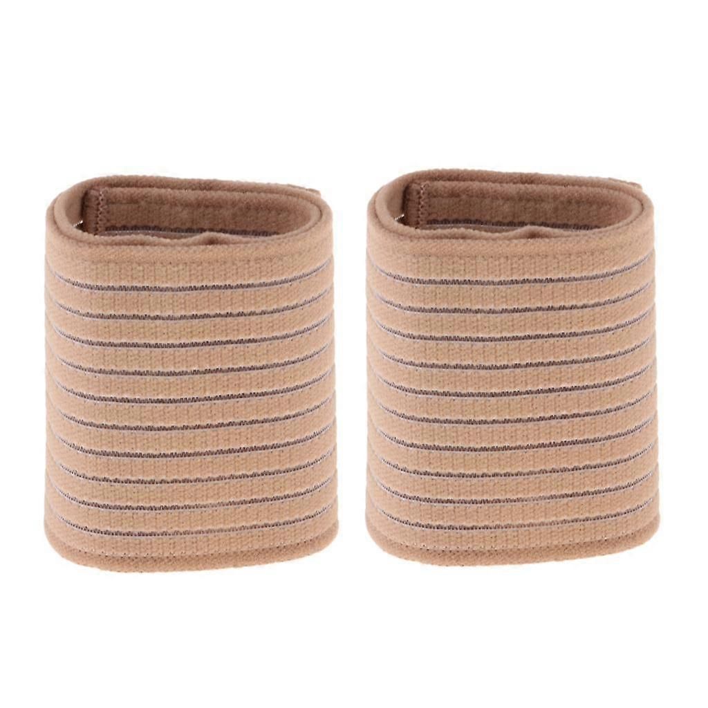 1 Pair Professional Wrist Wraps Support for Weightlifting, Training, Fitness - Skin Color