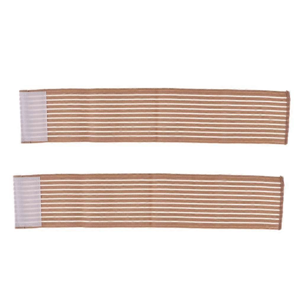 1 Pair Professional Wrist Wraps Support for Weightlifting, Training, Fitness - Skin Color