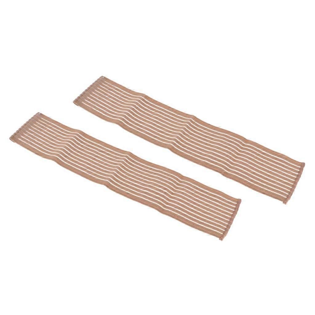 1 Pair Professional Wrist Wraps Support for Weightlifting, Training, Fitness - Skin Color