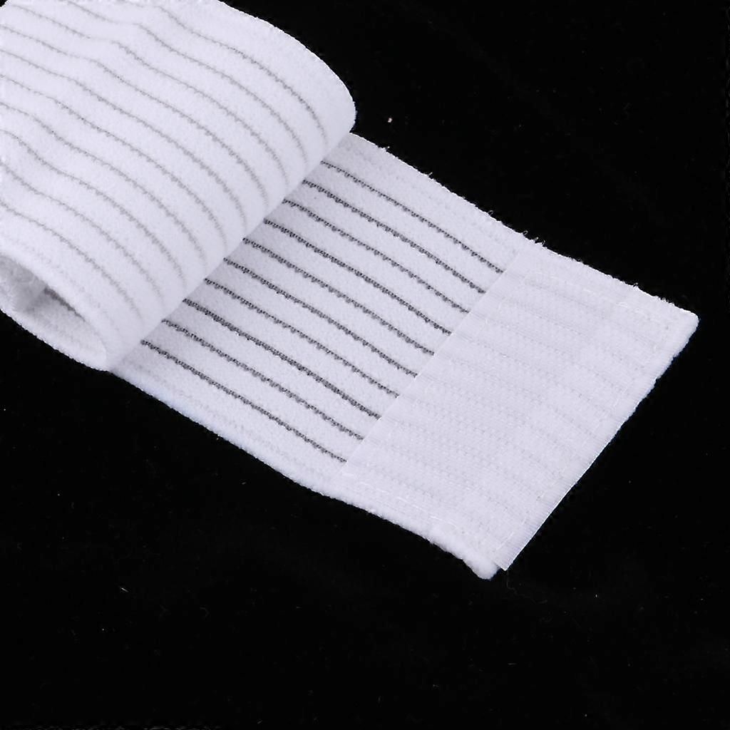 1 Pair Professional Wrist Wraps Support for Weightlifting, Training, Fitness - White