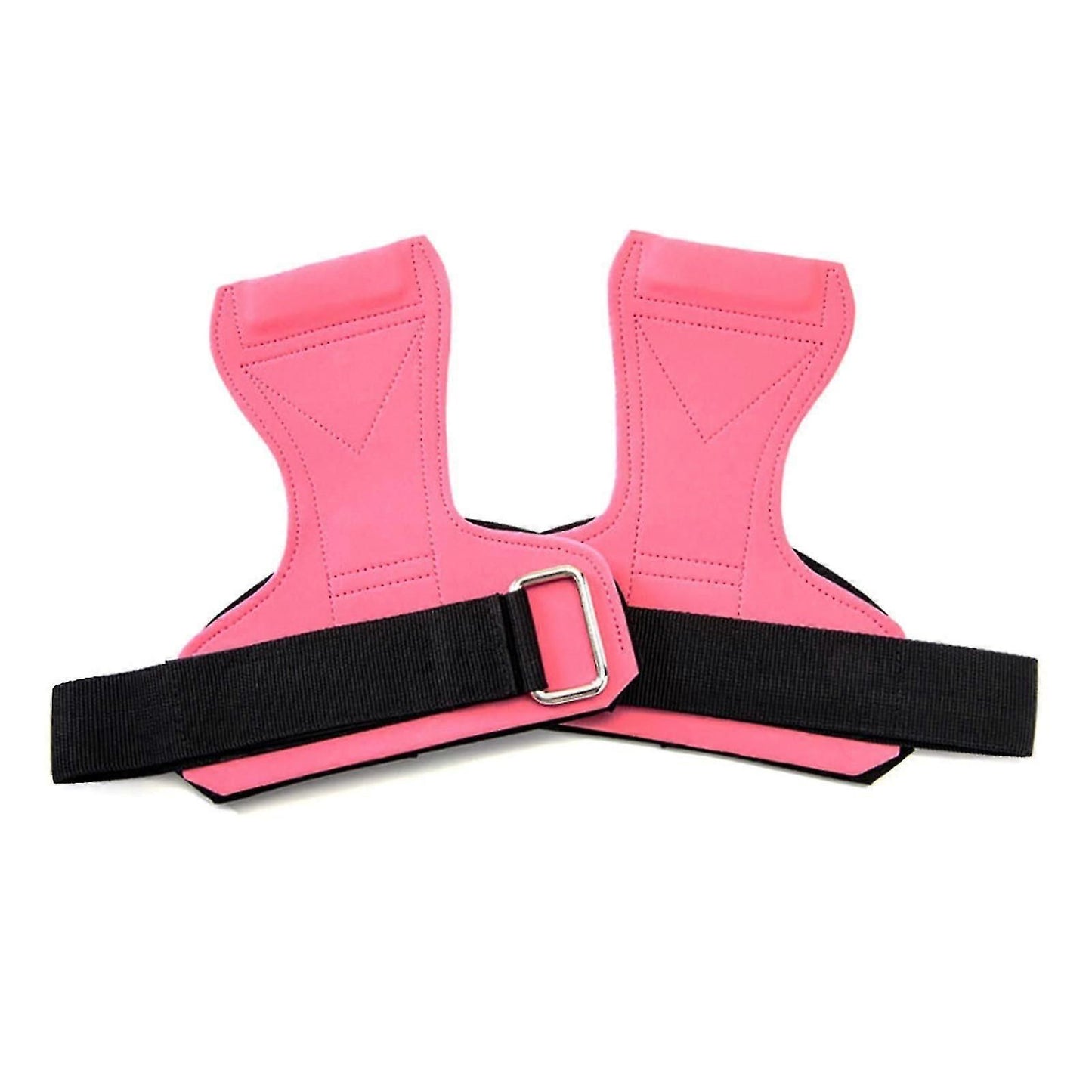 Adjustable Wrist Wraps Weight Lifting Grips Comfortable for Men Women Pink