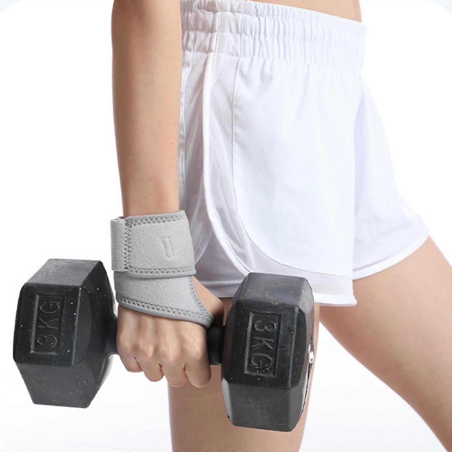Adjustable Wrist and Thumb Support Brace, Breathable Elastic Compression Wrist Wrap for Fitness, Sports and Daily Activities - Black