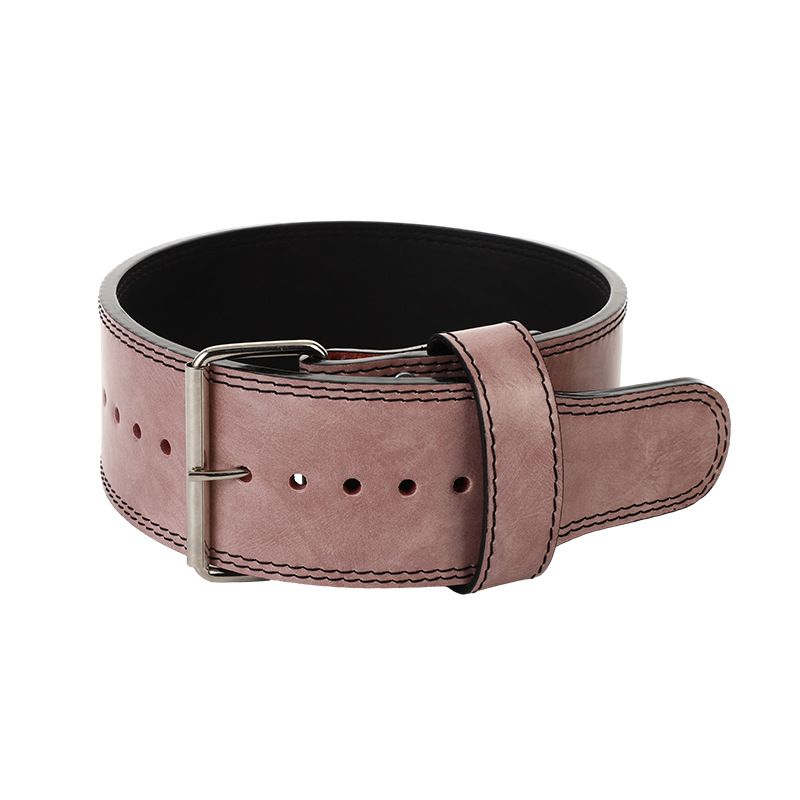 Weightlifting Belt Adjustable Fitness Training Belt for Powerlifting, Bodybuilding and Strength Training - Pink L