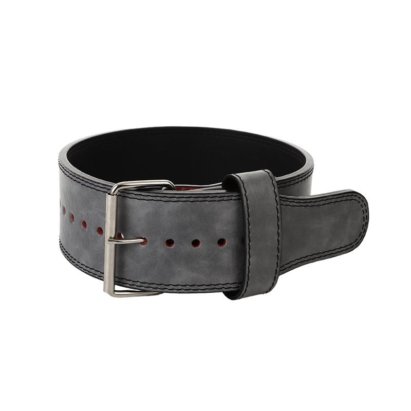 Weightlifting Belt Adjustable Fitness Training Belt for Powerlifting, Bodybuilding and Strength Training - Dark Grey S