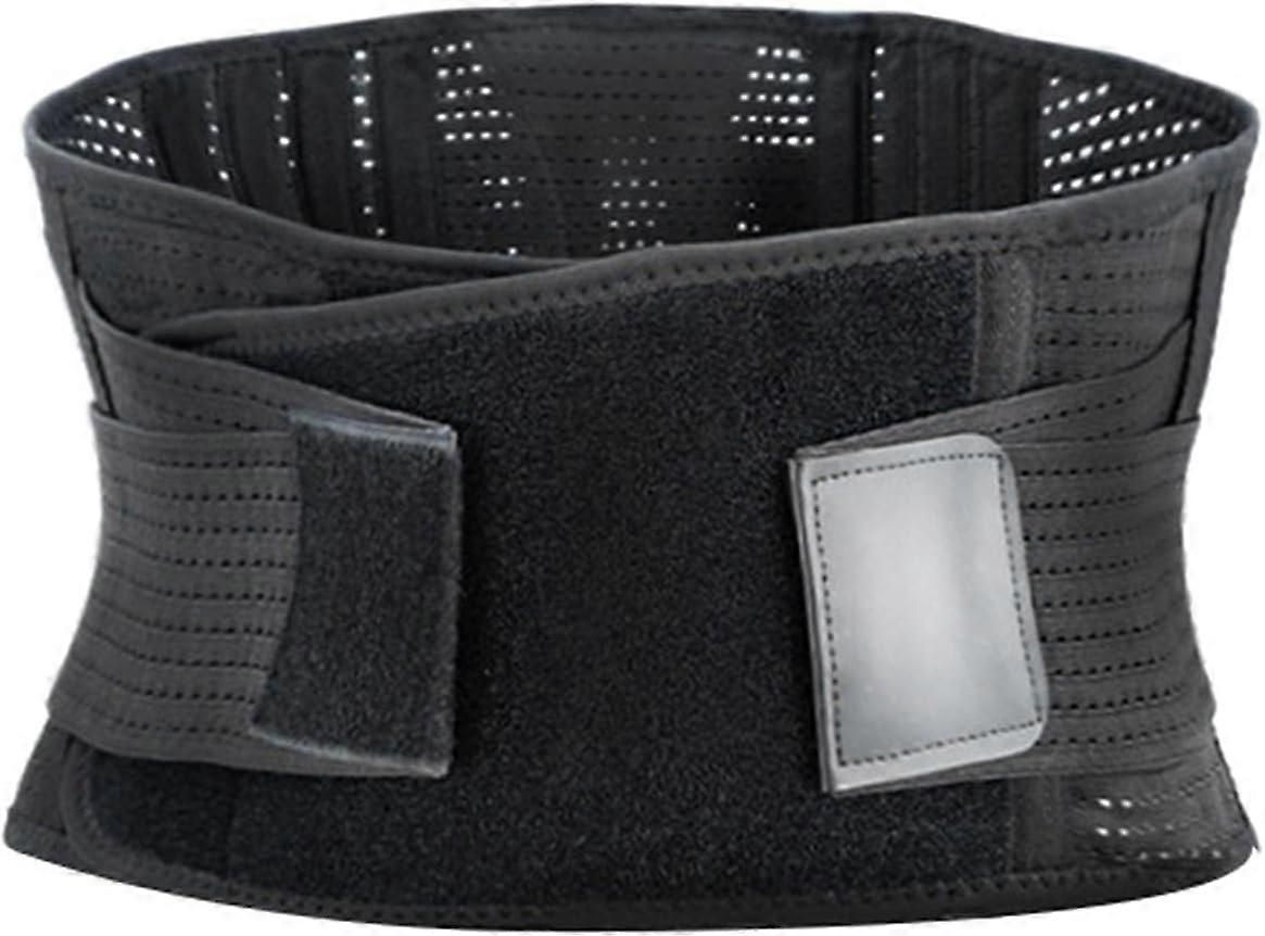 Weightlifting Belt with Reinforced Waist Support and Adjustment for Strength Training - S