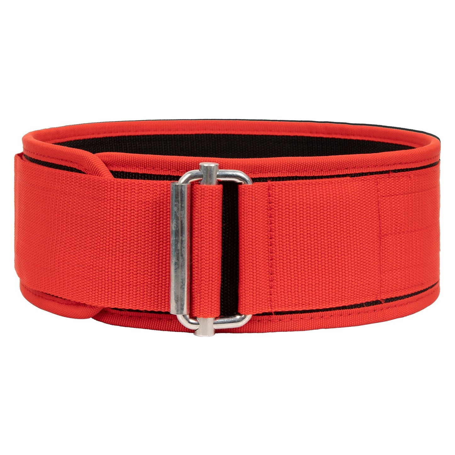 Weightlifting Belt Adjustable Nylon with Back Support for Squats and Deadlifts Red - S