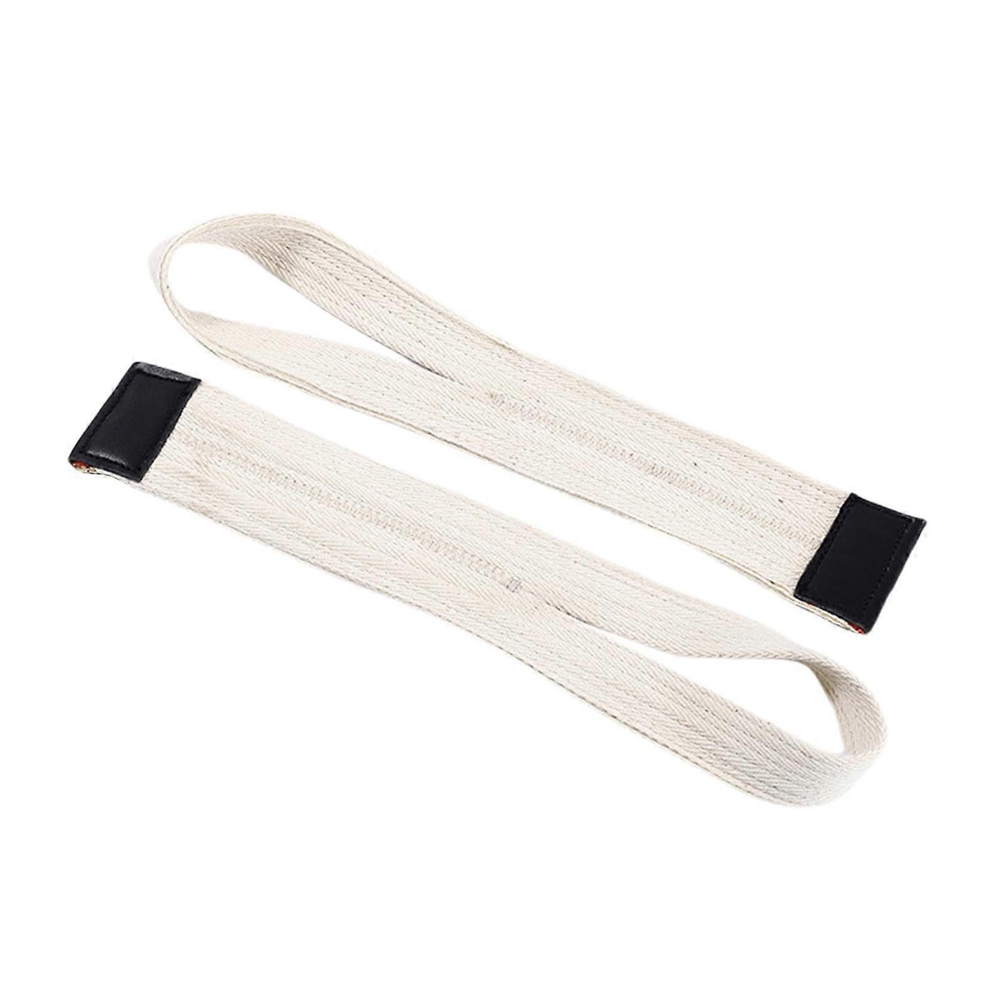 1 Pair Weightlifting Wrist Straps, Adjustable Lifting Straps for Gym Training, Deadlifts, Strength Training and Bodybuilding - White