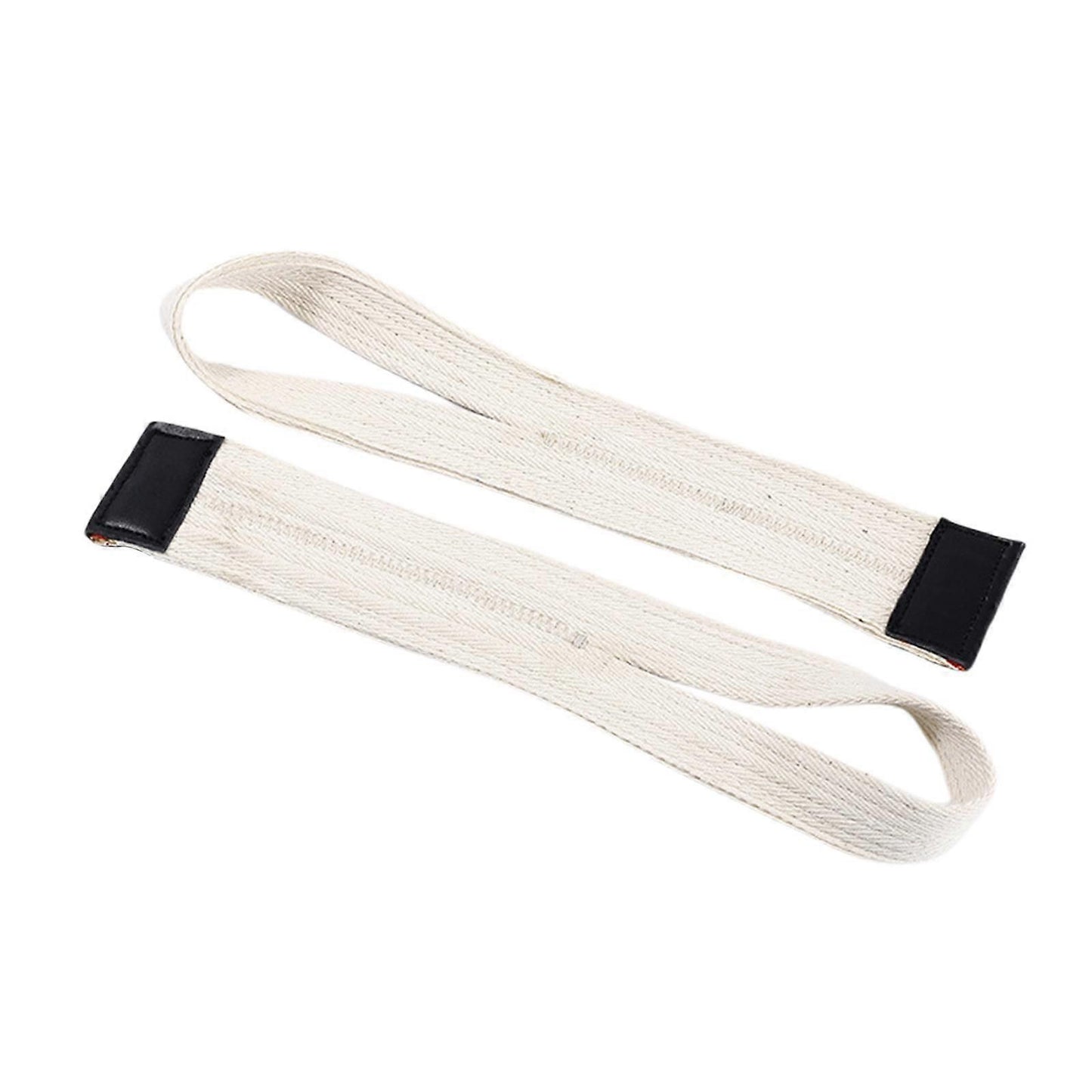 1 Pair Weightlifting Wrist Straps, Adjustable Lifting Straps for Gym Training, Deadlifts, Strength Training and Bodybuilding - White