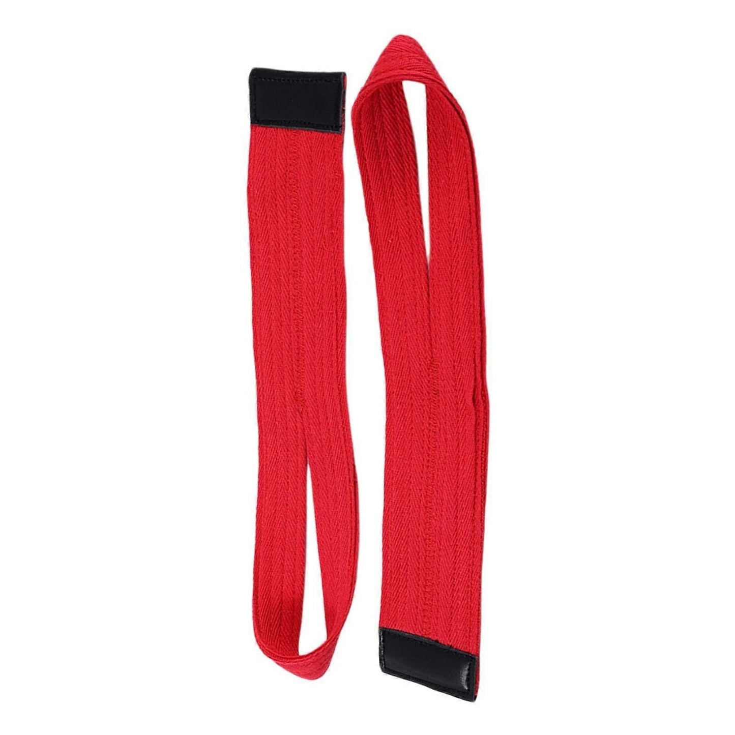 1 Pair Weightlifting Wrist Straps, Adjustable Lifting Straps for Gym Training, Deadlifts, Strength Training and Bodybuilding - Red