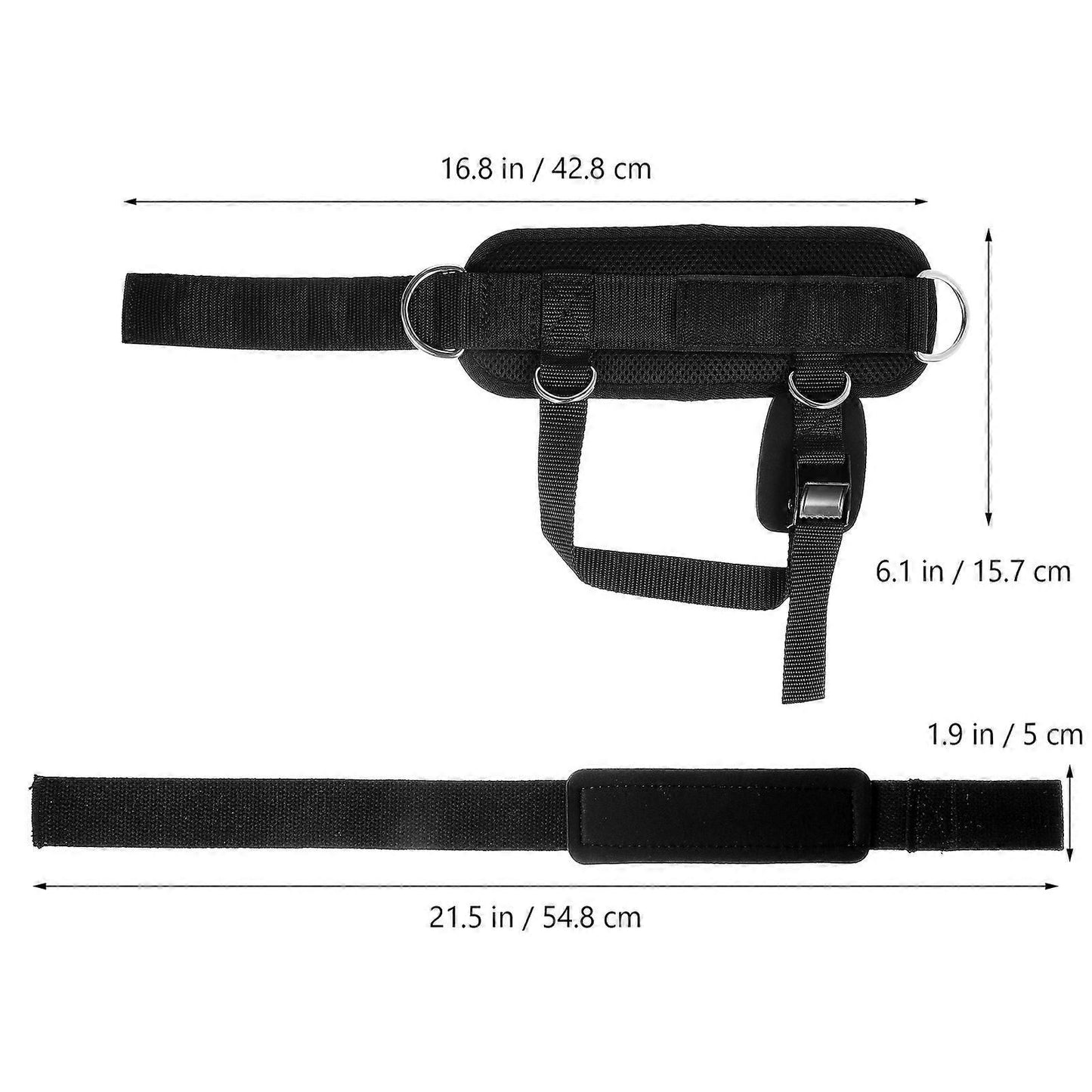 Ankle Straps with Lifting Wrist Straps for Fitness Use Pack
