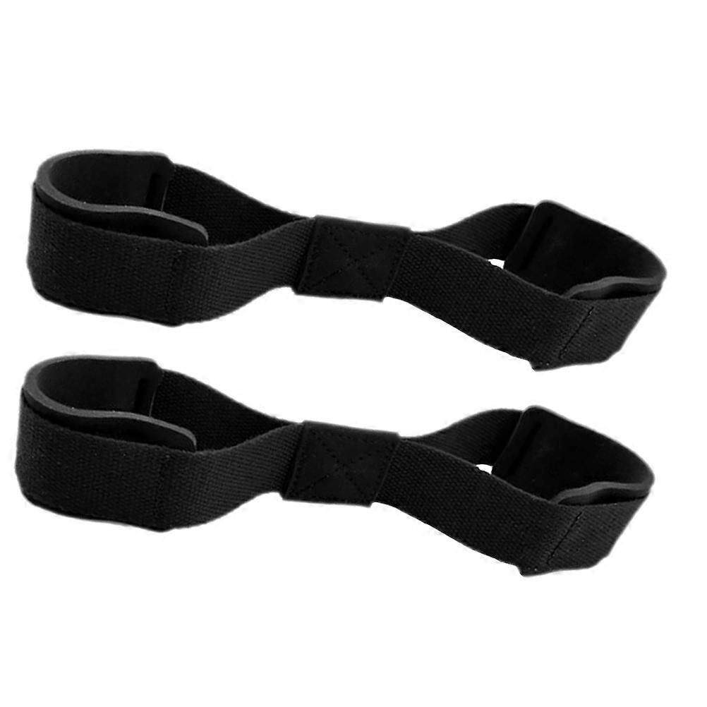 Lifting Straps for Weightlifting Fitness Use 2Pcs Heavy Duty Deadlift Straps - Black
