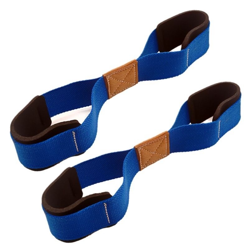 Lifting Straps for Weightlifting Fitness Use 2Pcs Heavy Duty Deadlift Straps - Blue