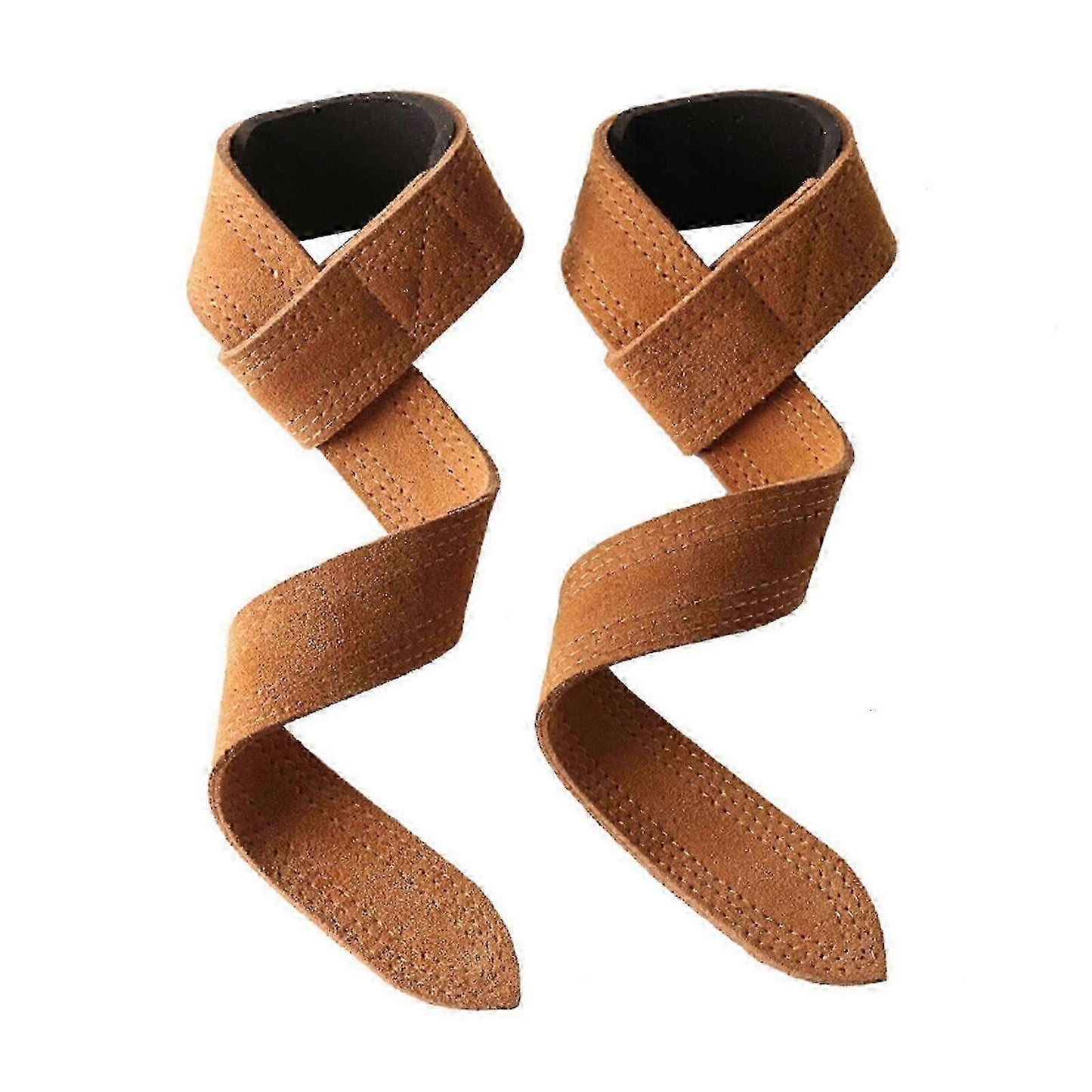 Fitness Lifting Straps Wrist Straps Weightlifting Deadlift Straps Weight Lifting Straps for Men/Women, Gym Lifting Grips - Brown