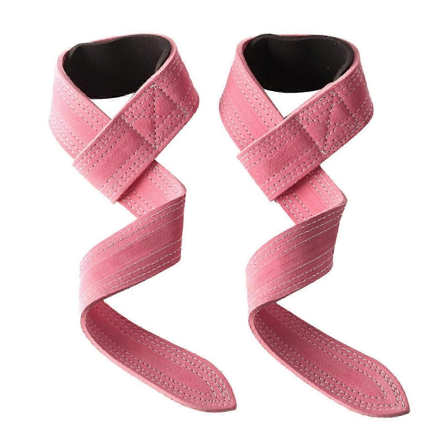 Fitness Lifting Straps Wrist Straps Weightlifting Deadlift Straps Weight Lifting Straps for Men/Women, Gym Lifting Grips - Pink