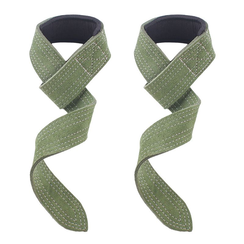 Fitness Lifting Straps Wrist Straps Weightlifting Deadlift Straps Weight Lifting Straps for Men/Women, Gym Lifting Grips - Green