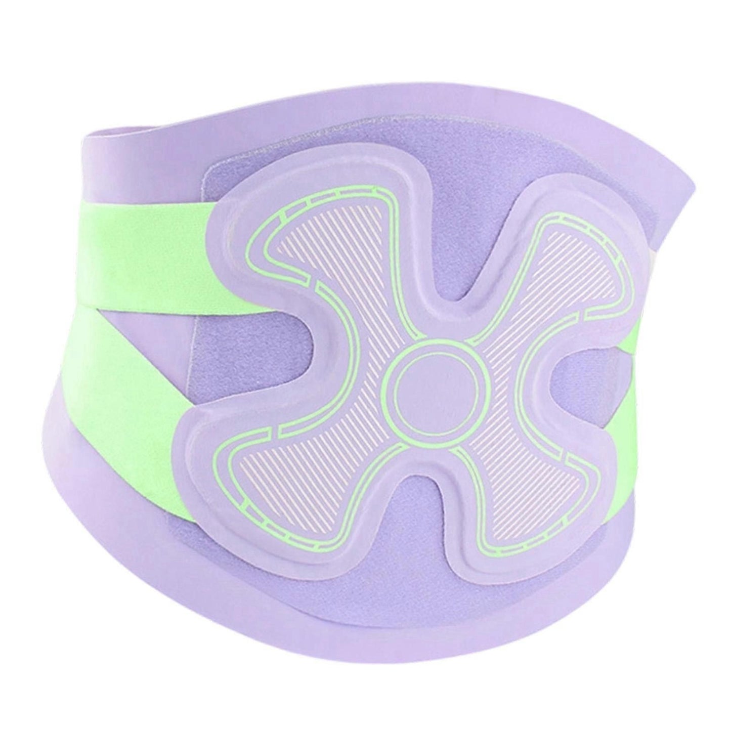 Practical Elastic Waist Brace Comfortable Fabric Texture Waist Trainer for Heavy Lifting Running and Post support - Purple
