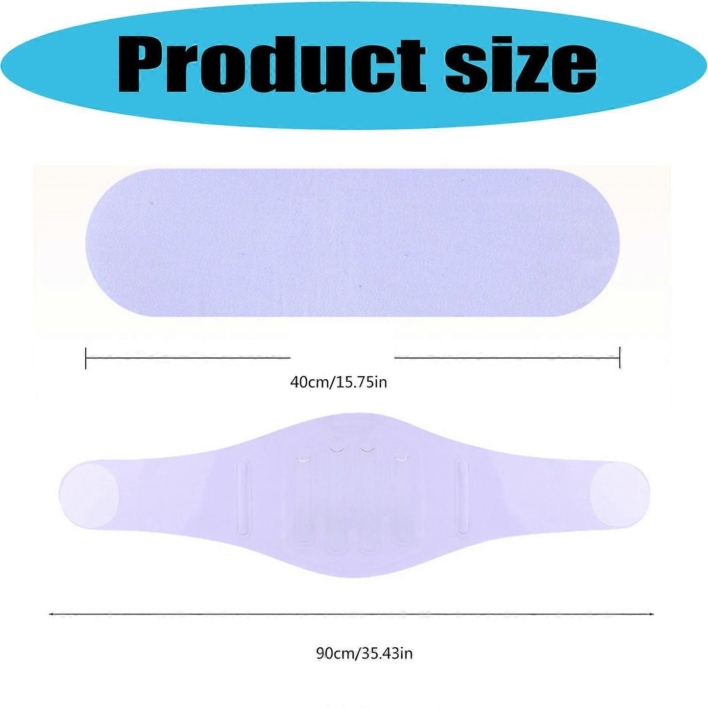 Practical Elastic Waist Brace Comfortable Fabric Texture Waist Trainer for Heavy Lifting Running and Post support - Purple