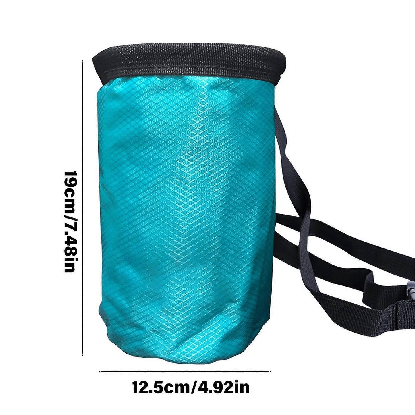 Rock Climbing Chalk Bag Talcum Powder Bag Weightlifting Pouches Adjustable Drawstring Chalk Bag Nonslip Magnesia Pouches - Purple
