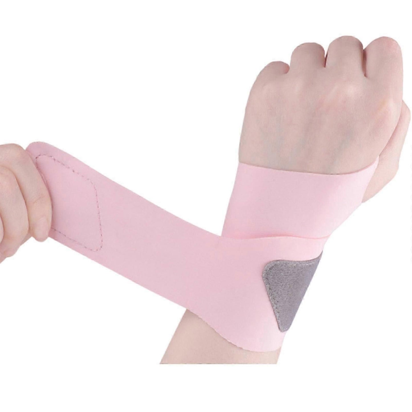 Adjustable Wrist Support Wrap, Breathable Wrist Brace for Fitness, Gym, Weightlifting, Sports Training & sports activities Prevention - Pink