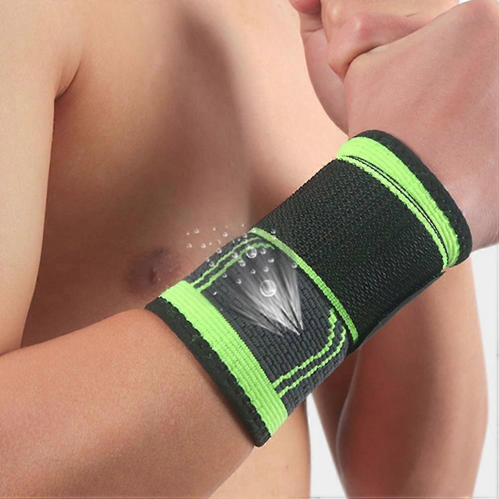 Adjustable Compression Wrist Support Brace, Breathable Wrist Wrap for Running, Gym, Weightlifting, Tennis & Sports Training - XL