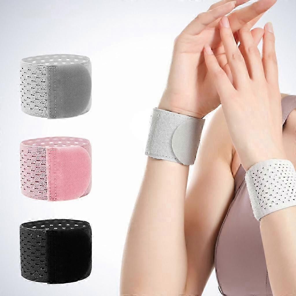 Elastic Wrist Support Wraps, Breathable Wrist Brace for Gym, Weightlifting, Fitness Training, Cycling & Sports - Black