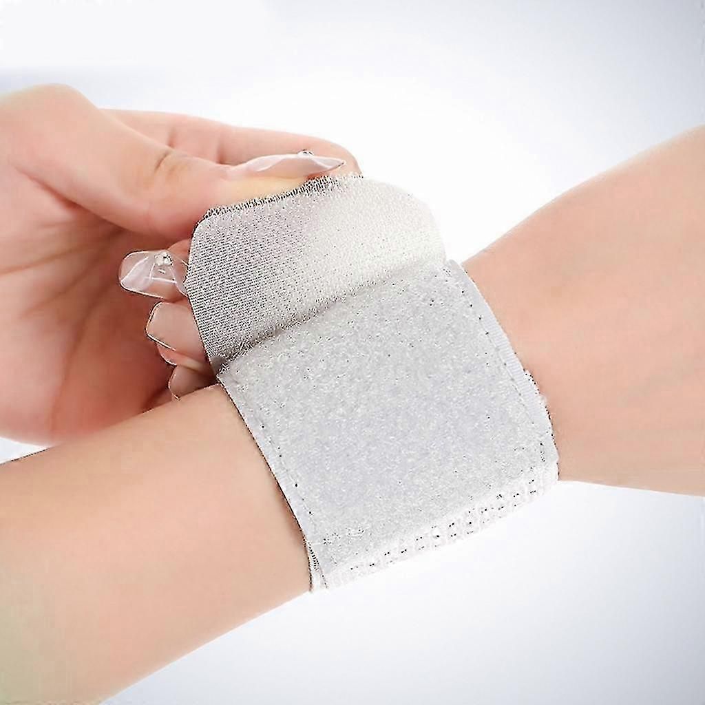 Elastic Wrist Support Wraps, Breathable Wrist Brace for Gym, Weightlifting, Fitness Training, Cycling & Sports - Gray
