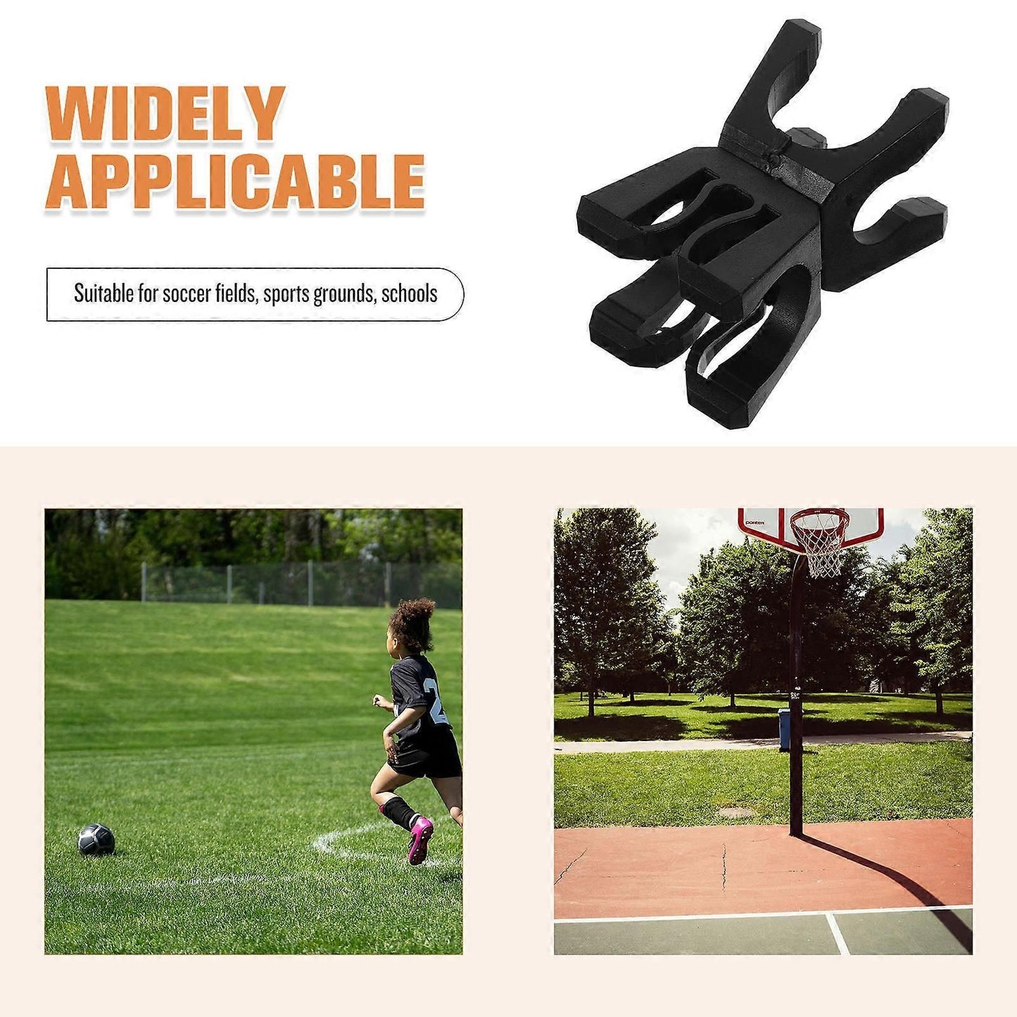 5pcs Agility Pole Swivel Clips Soccer Rod Buckle And Basketball Training Sign Rod Buckle Waterproof Sports Training Equipment