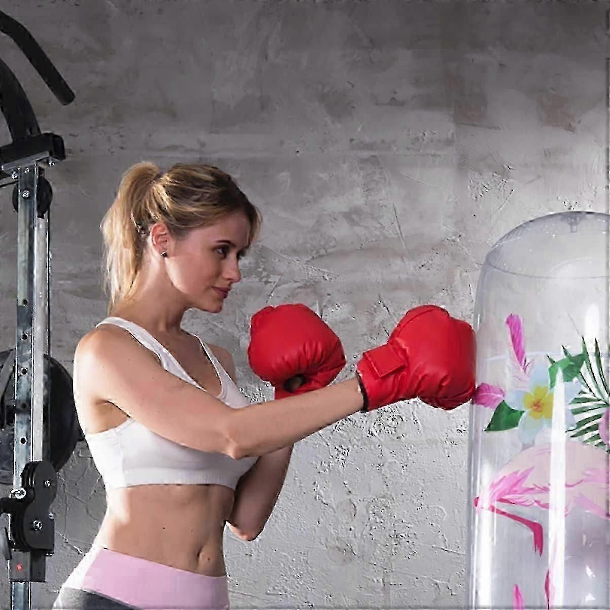 Red Boxing Gloves for Fitness, Sports Equipment & Training