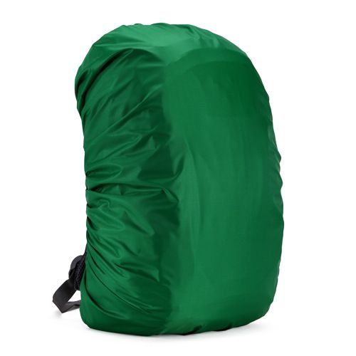 Backpack Rain Cover 210D Nylon Waterproof Backpack Protector Hiking Cycling Travel Dust Cover - Green 45L
