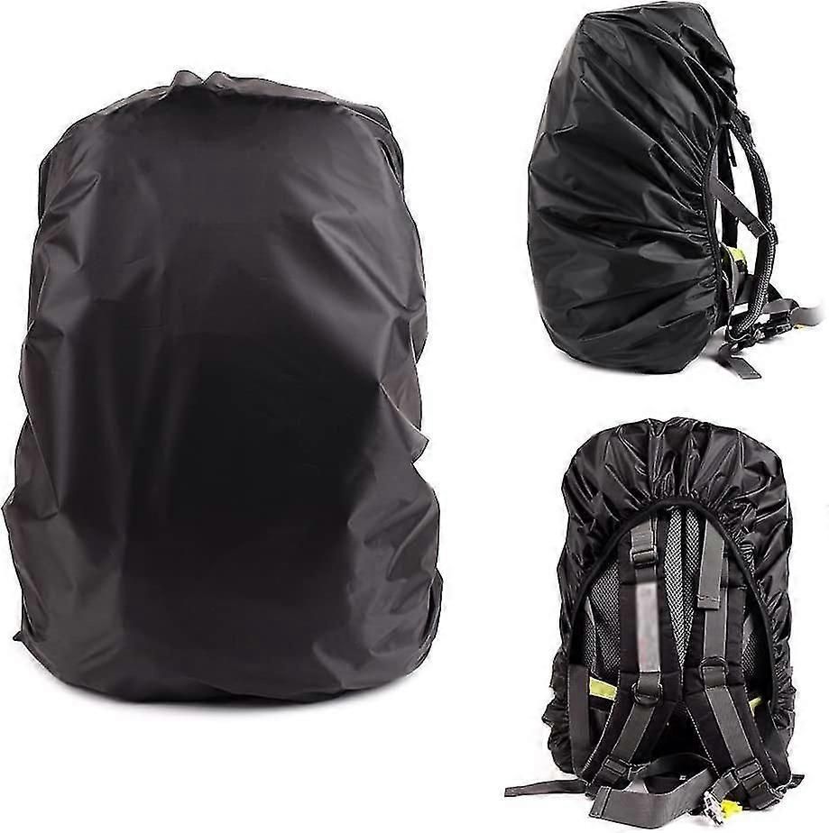 Backpack Rain Cover 210D Nylon Waterproof Backpack Protector Hiking Cycling Travel Dust Cover - Purple 70L